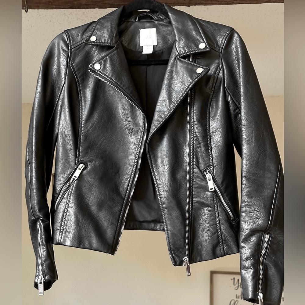 Faux Leather Jacket